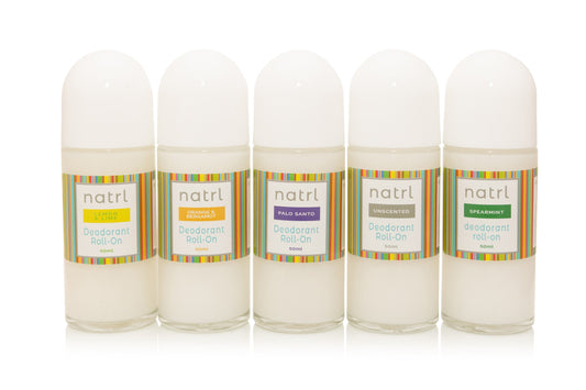 The 5 Best Natural Deodorants in the UK and why natrl skincare water-based deodorants top the list