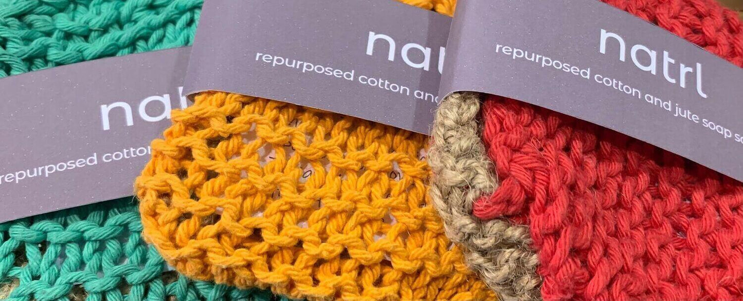 Eco-Friendly Hand Sewn Soap Saver Bags