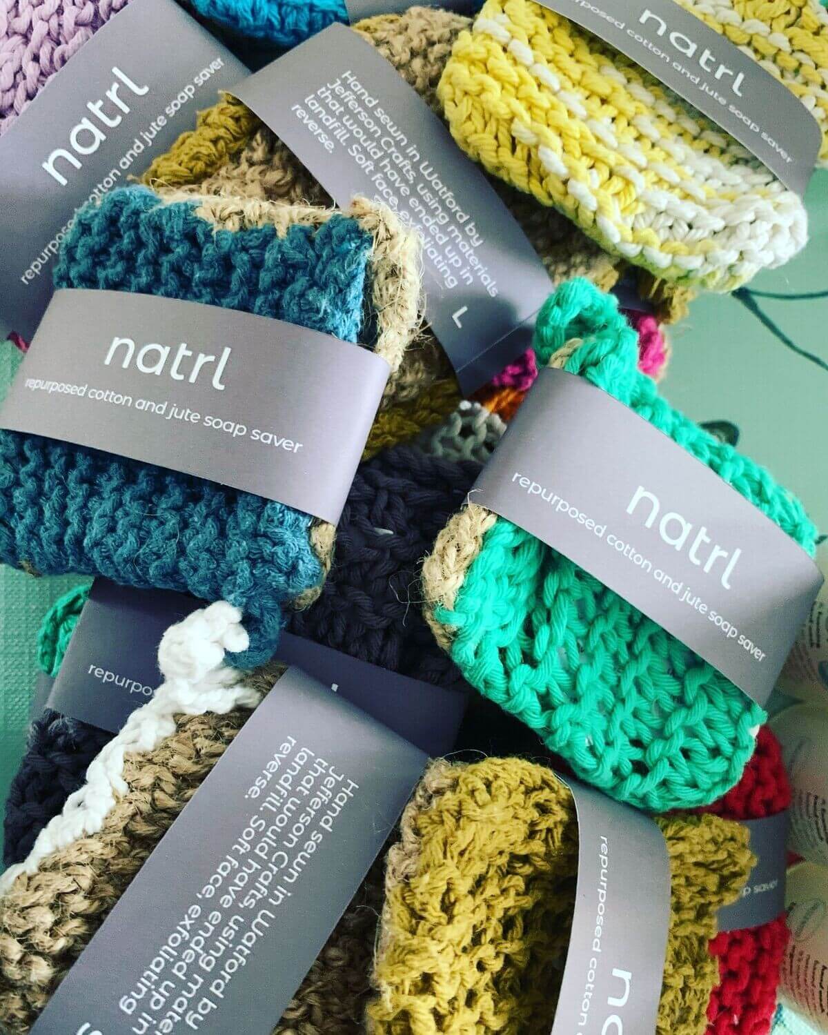 Eco-Friendly Hand Sewn Soap Saver Bags