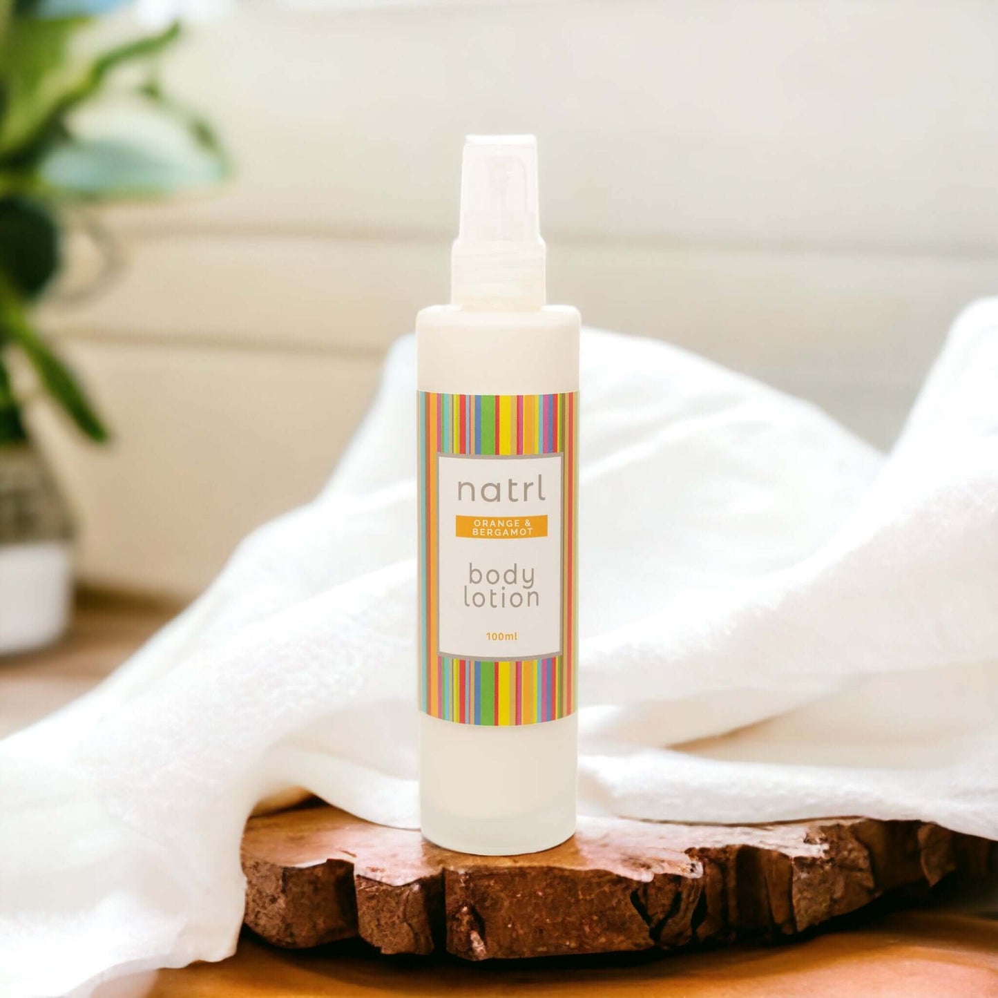 Organic Moisturising Body Lotion orange and bergamot
