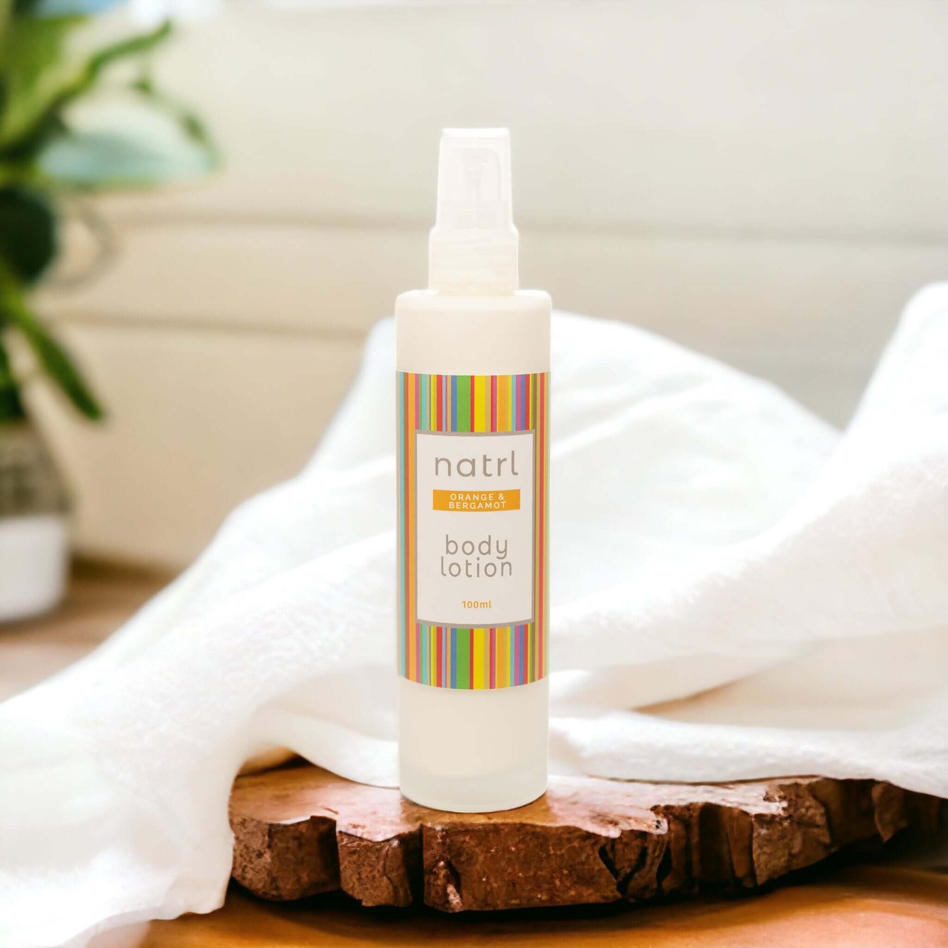 Organic Moisturising Body Lotion orange and bergamot