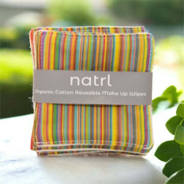 Hand-Sewn Organic Cotton Makeup Wipes