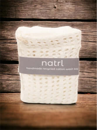 Eco-Friendly Recycled Cotton Wash Bag