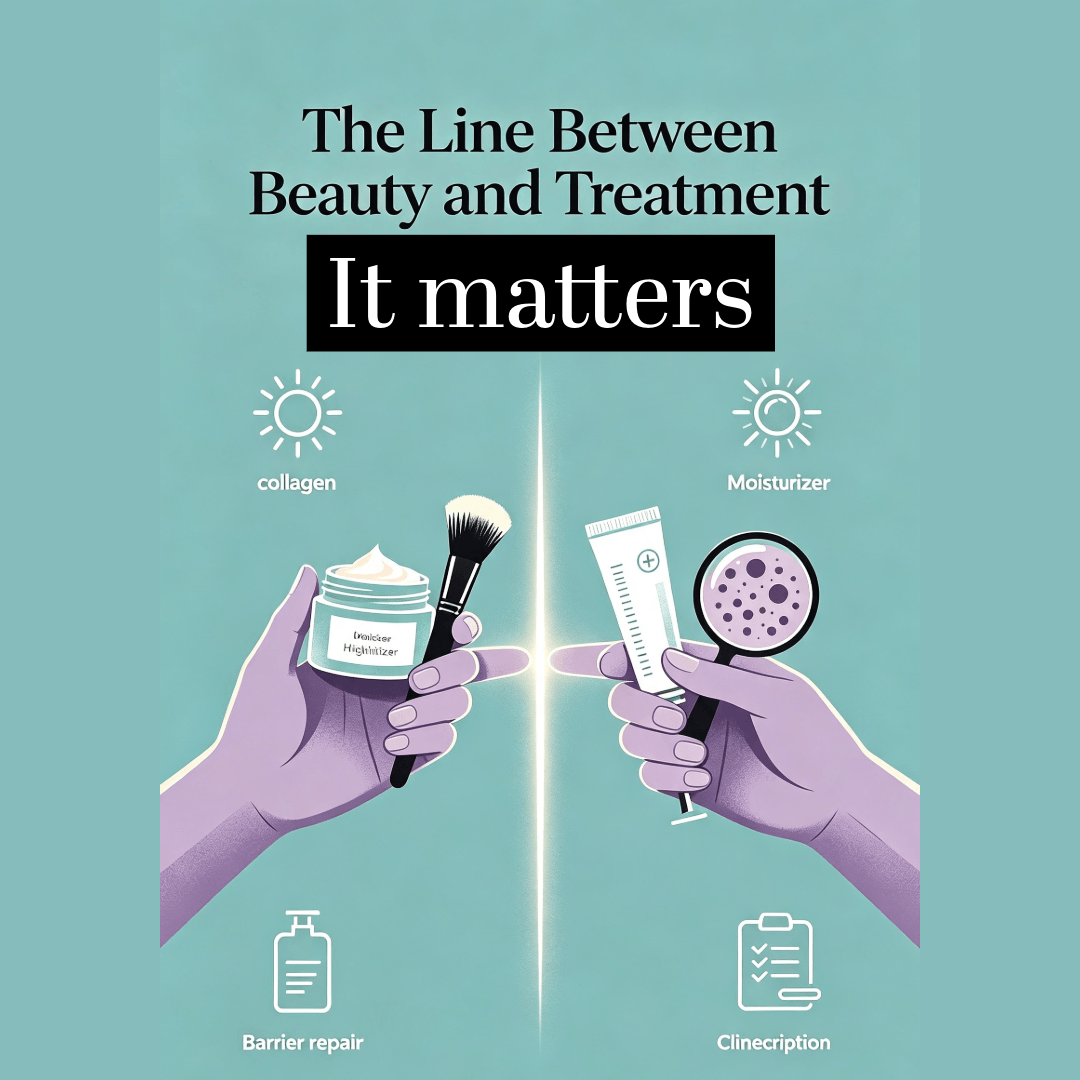 When does skincare stop being cosmetics and start becoming medicine?