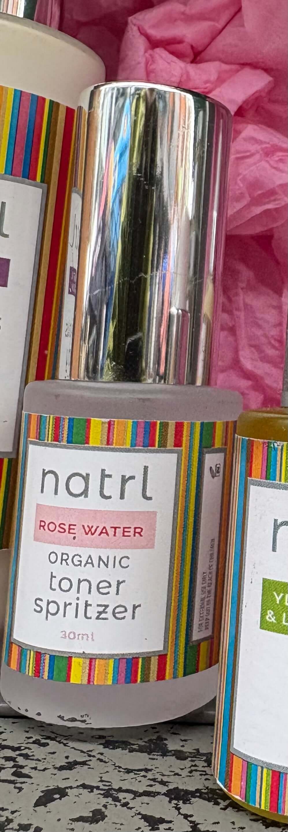 Organic Rose Water Face Mist Toner Spritzer