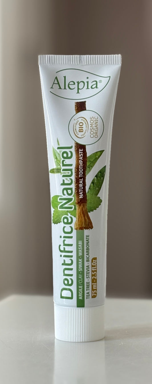 Alepia brand Natural Organic Toothpaste