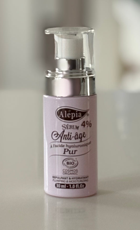 Alepia brand Anti-ageing Serum with pure Hyaluronic Acid