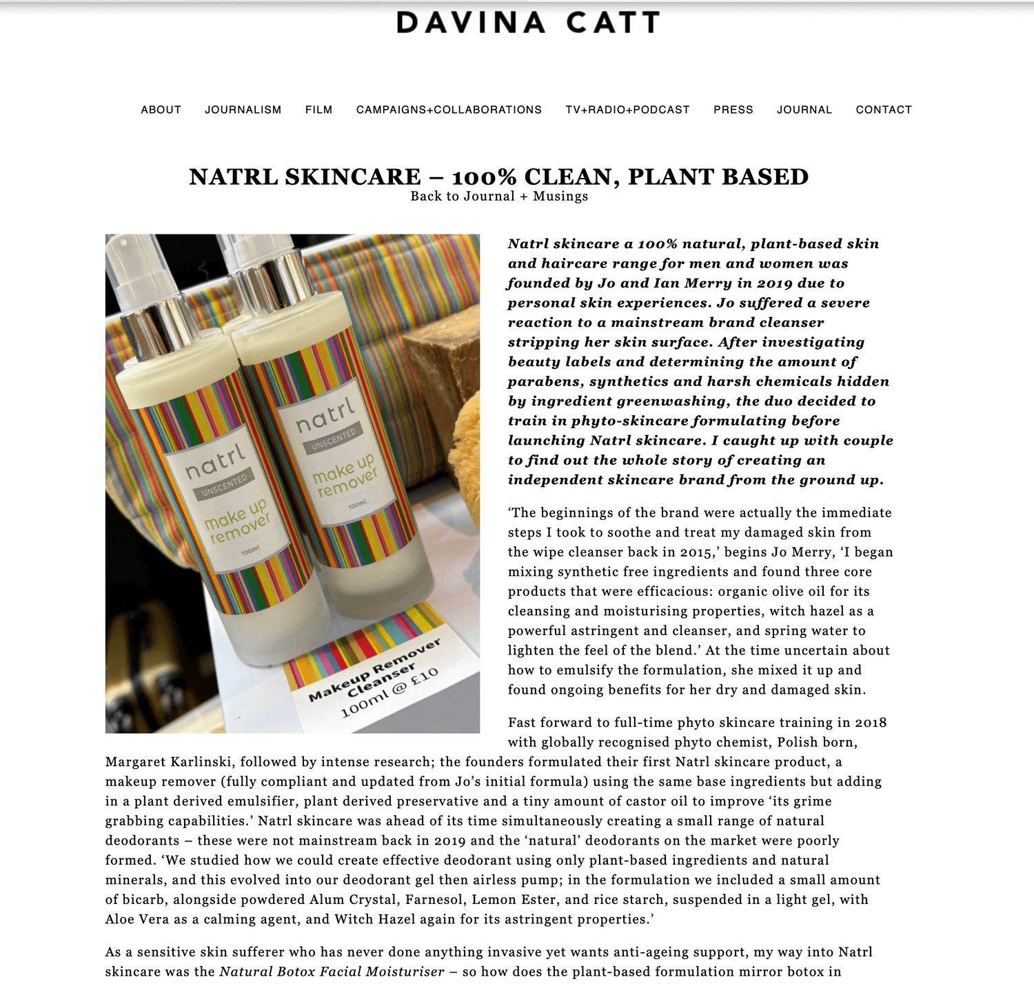 Davina-Catt-website